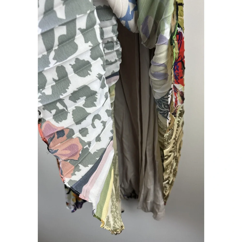 Anthropologie x Geisha Designs Jacinta Midi Dress Pleated Fit & Flare Size 0 - Picture 16 of 16